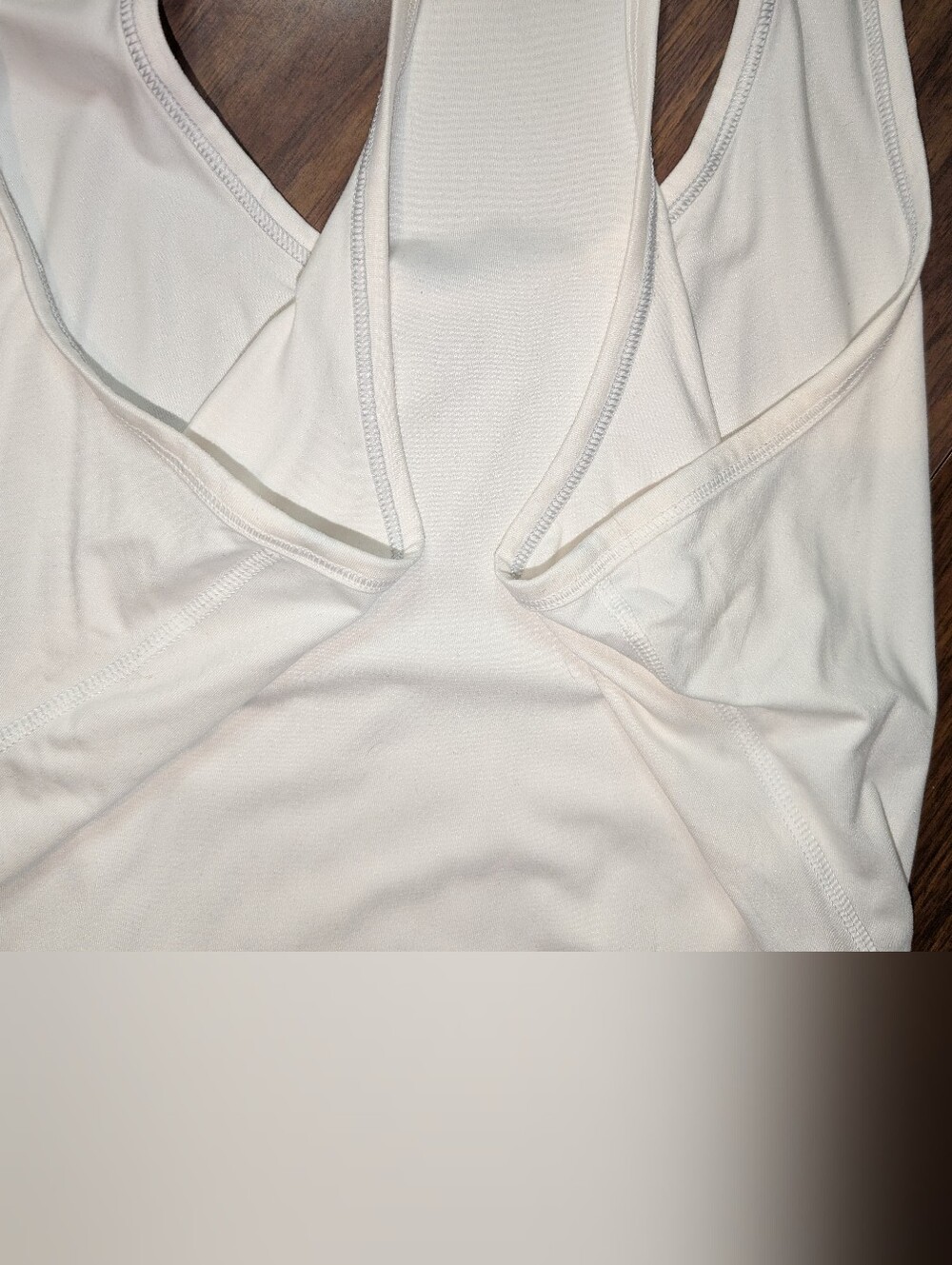 Athleta Cream Racerback Tank Top - Picture 5 of 6